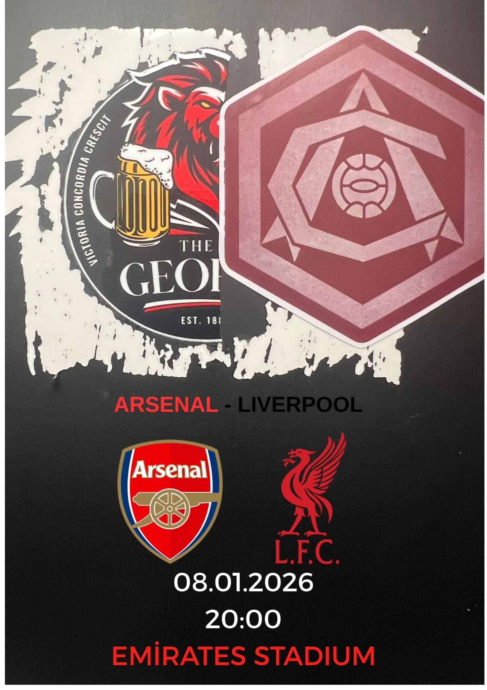 Arsenal vs Liverpool Screening